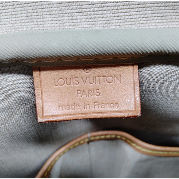 Women's Louis Vuitton Brown Monogram Leather Deauville Handbag - Picture 8 of 9